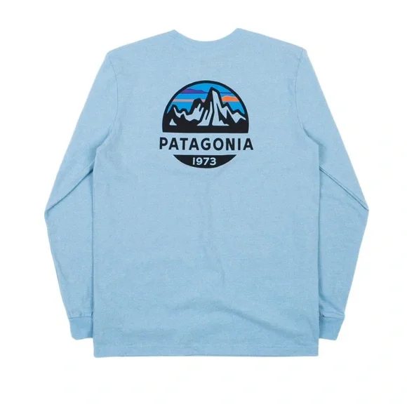 Patagonia Fitz Roy Scope Responsibili-Tee Long Sleeve T-Shirt - Picture 1 of 8